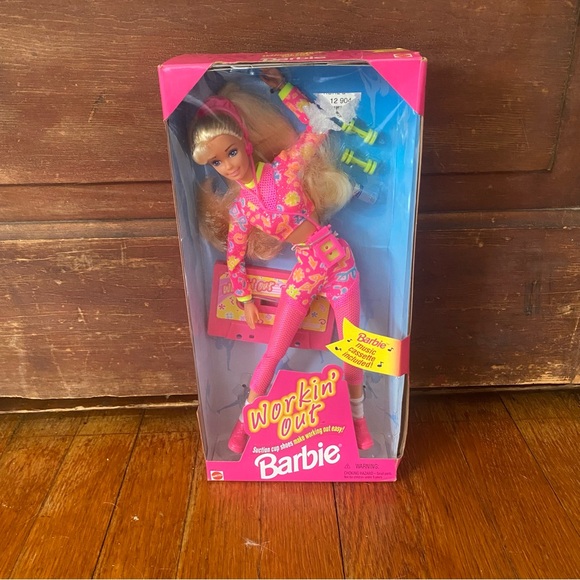 Barbie Other - Vintage 1996 Workin’ Out Barbie Doll